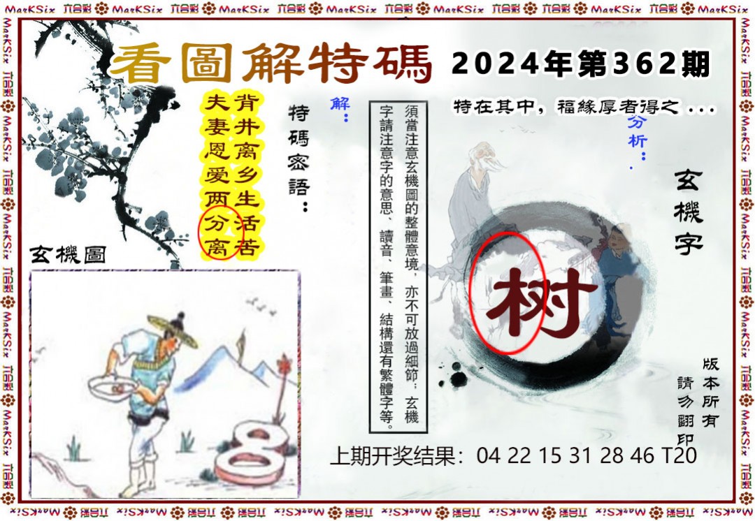 2024362期看图解特码