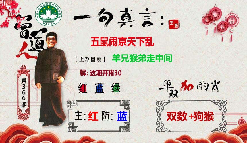 2024366期一句真言