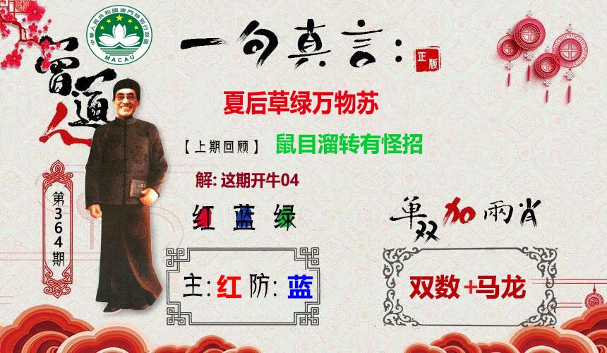 2024364期一句真言