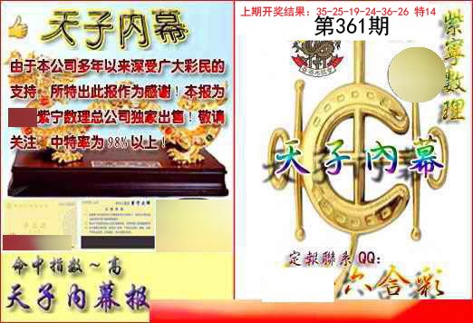 2024361期天子内幕报B