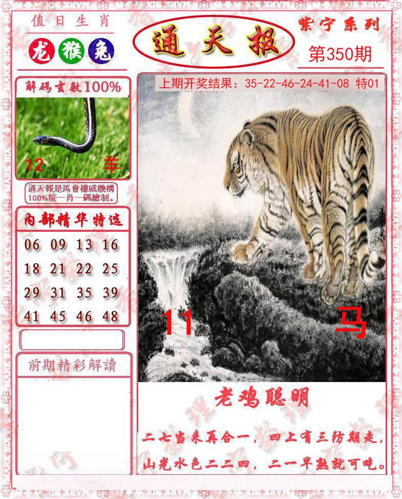 2024350期救通报