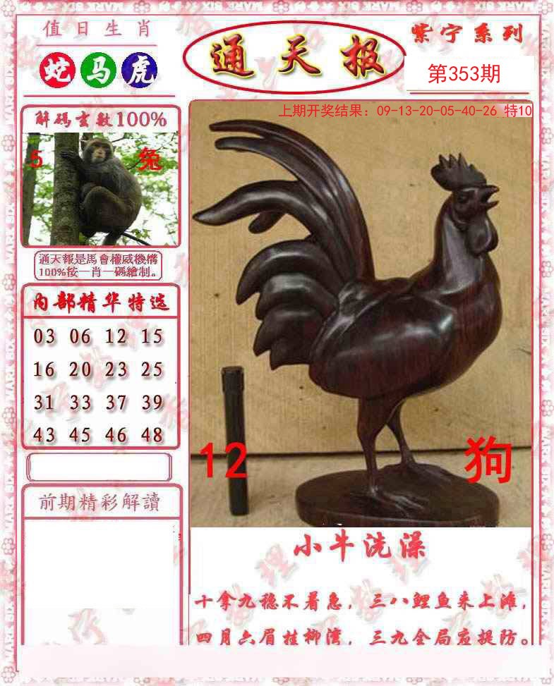 2024353期救通报