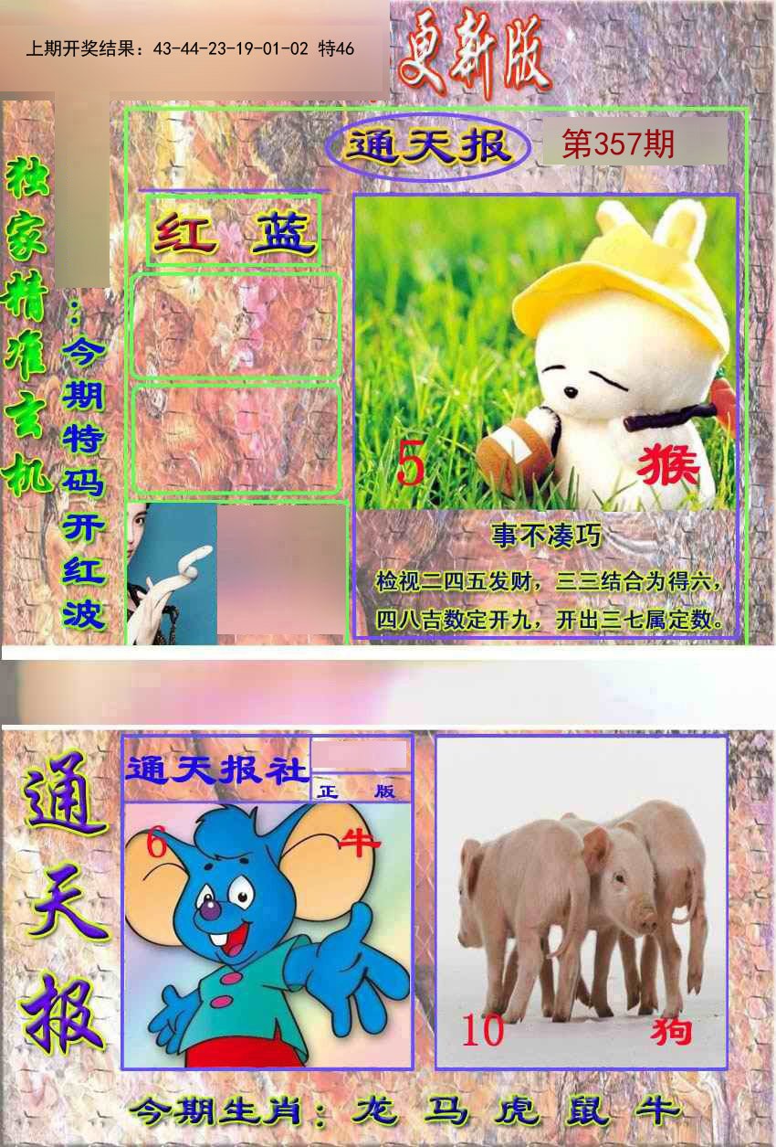 2024357期新通报