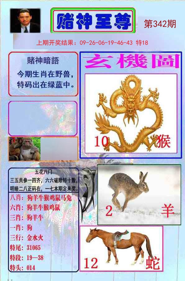 2024342期赌神至尊