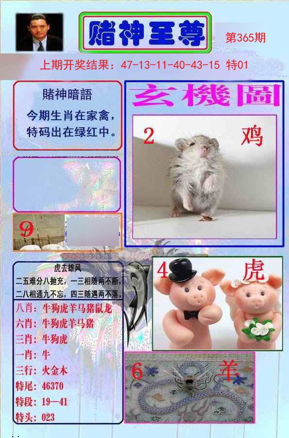 2024365期赌神至尊