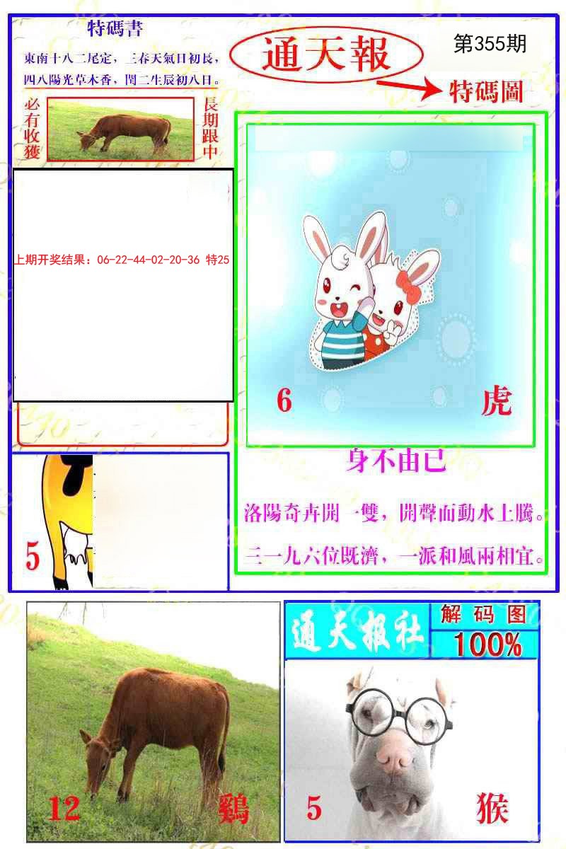 2024355期通天特解图