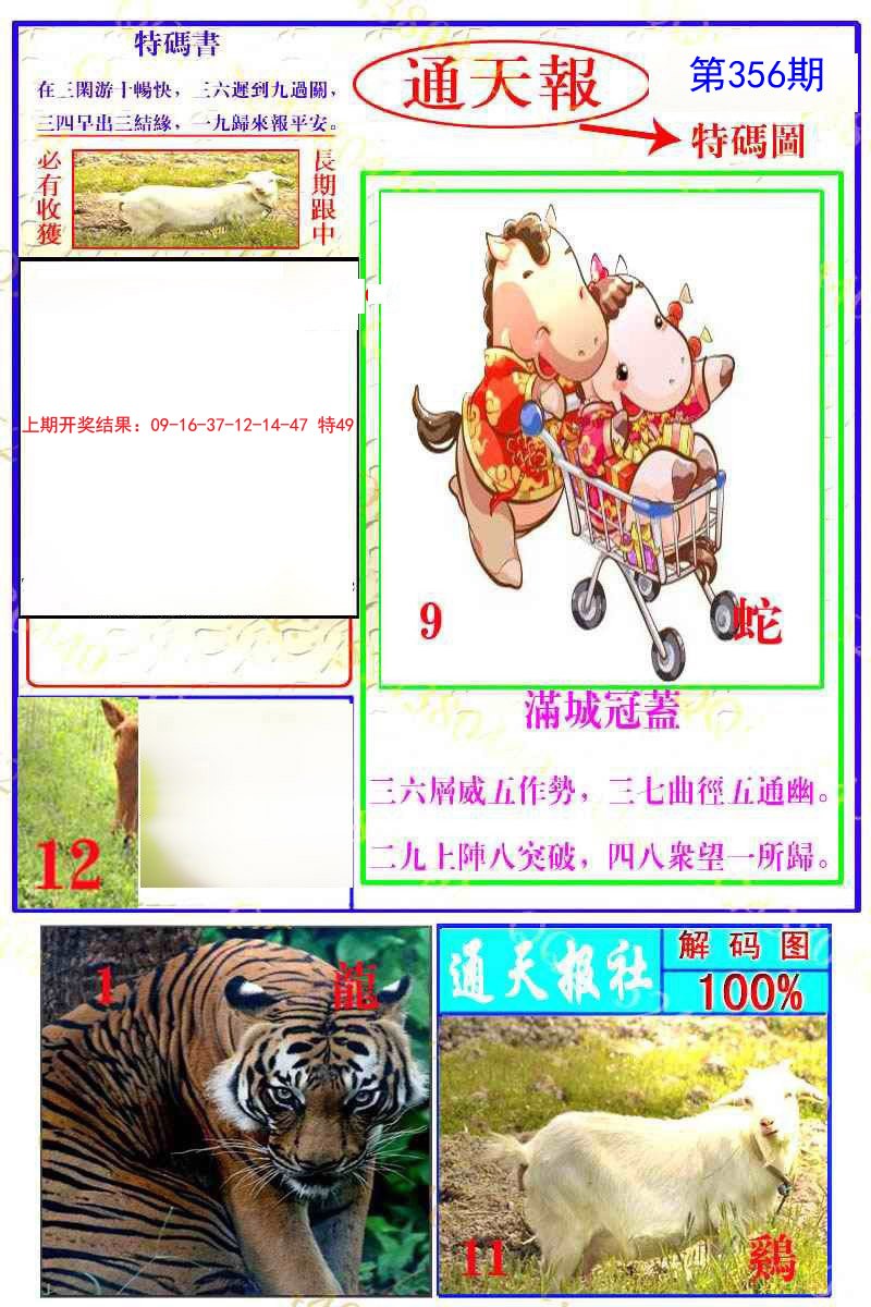 2024356期通天特解图