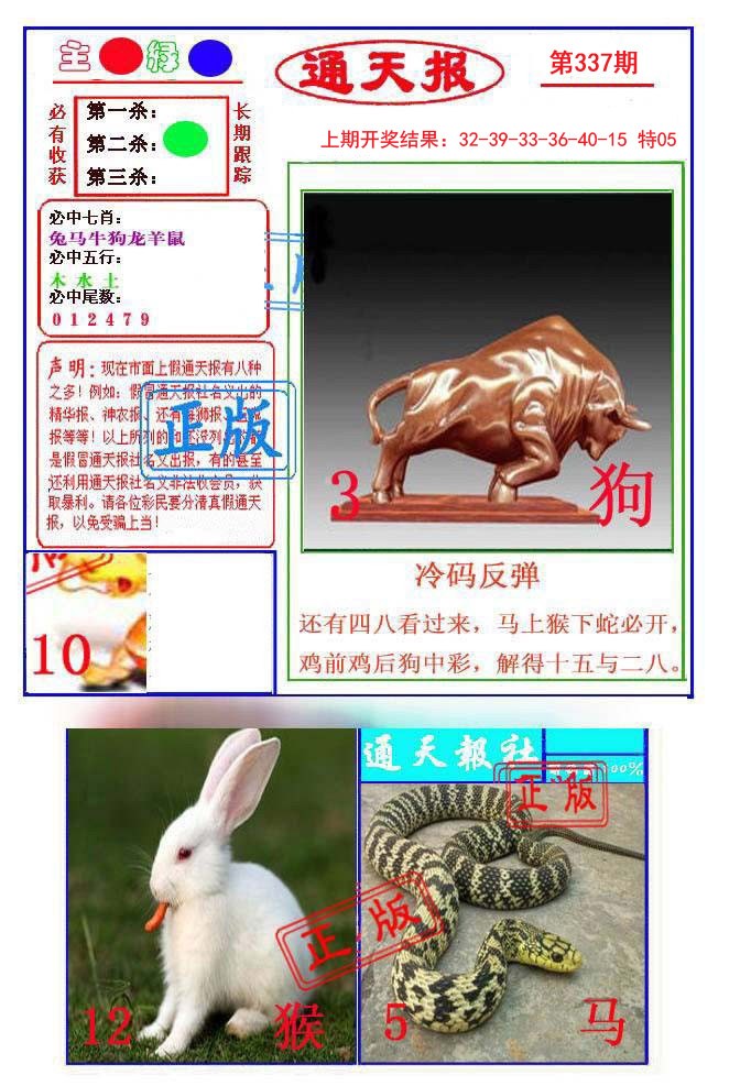 2024337期通天杀波图1