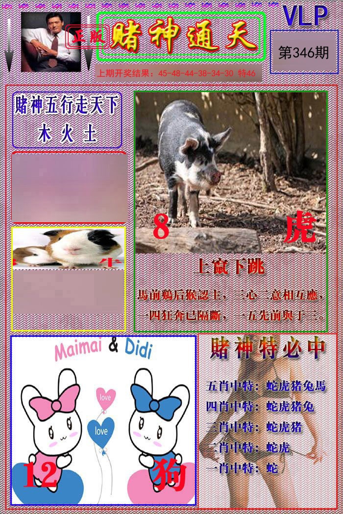 2024346期赌神通天报