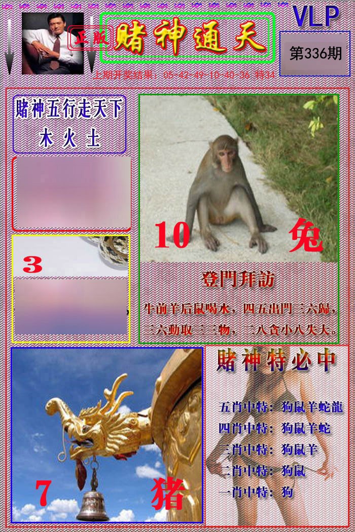 2024336期赌神通天报