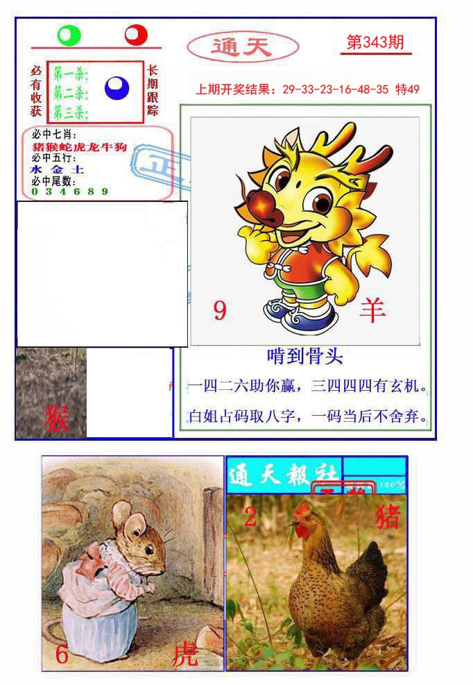 2024343期通天杀波图2