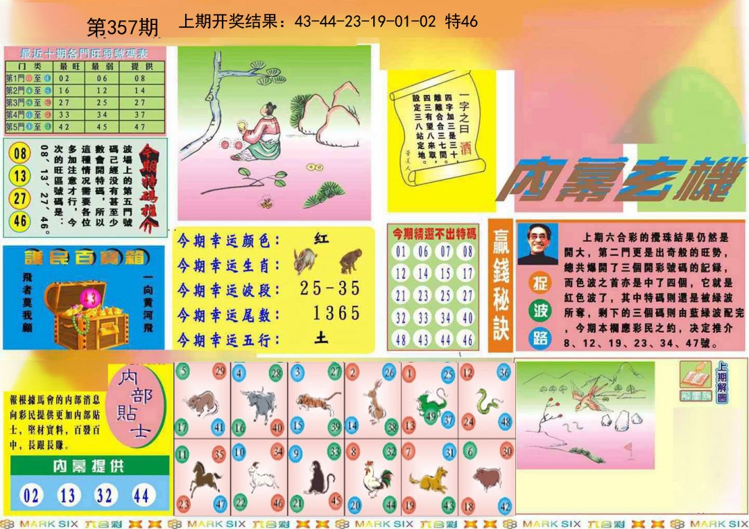 2024357期九龍内幕A(推荐)