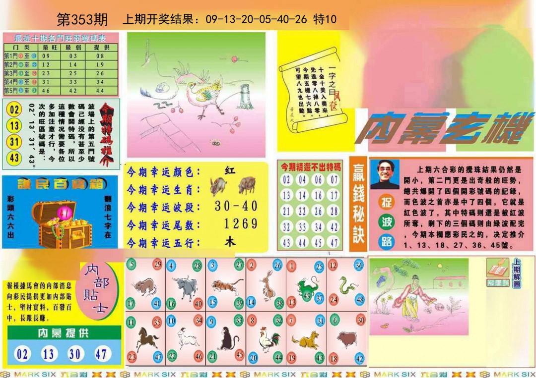 2024353期九龍内幕A(推荐)