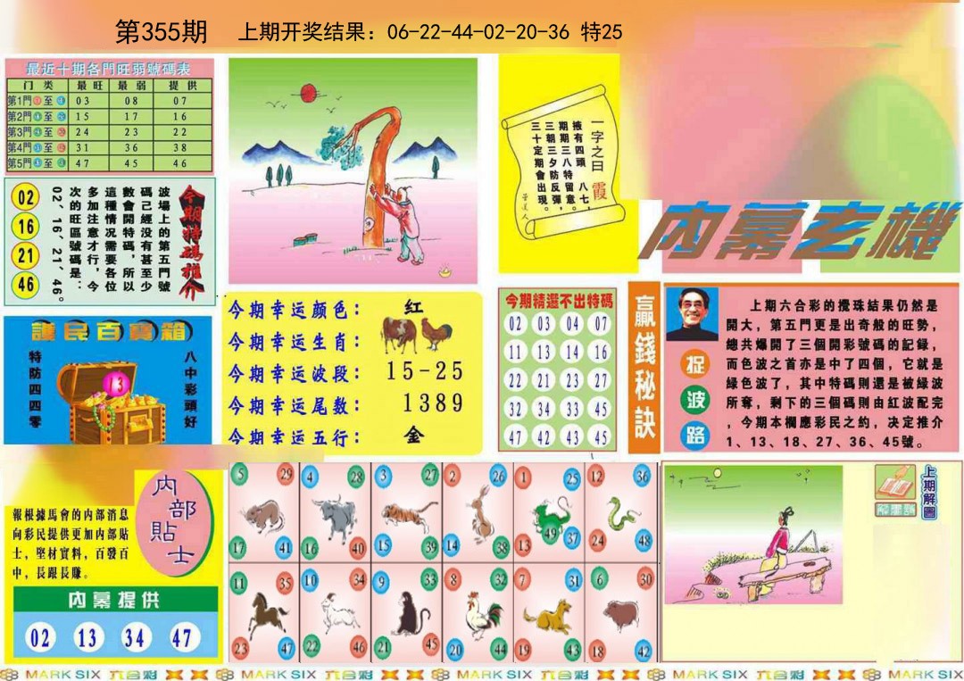 2024355期九龍内幕A(推荐)