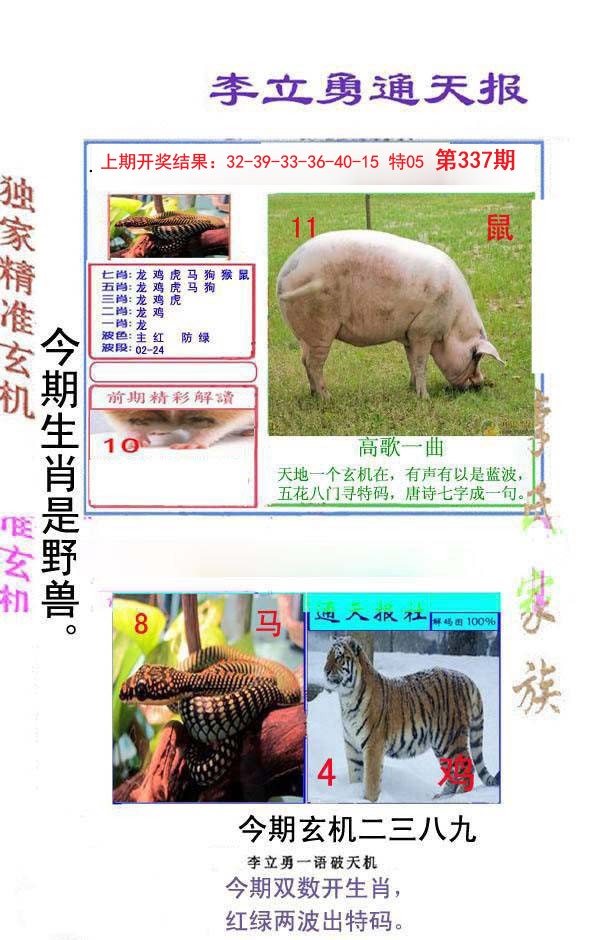2024337期李立勇通天报