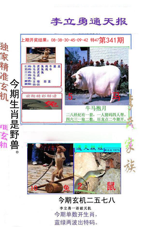2024341期李立勇通天报
