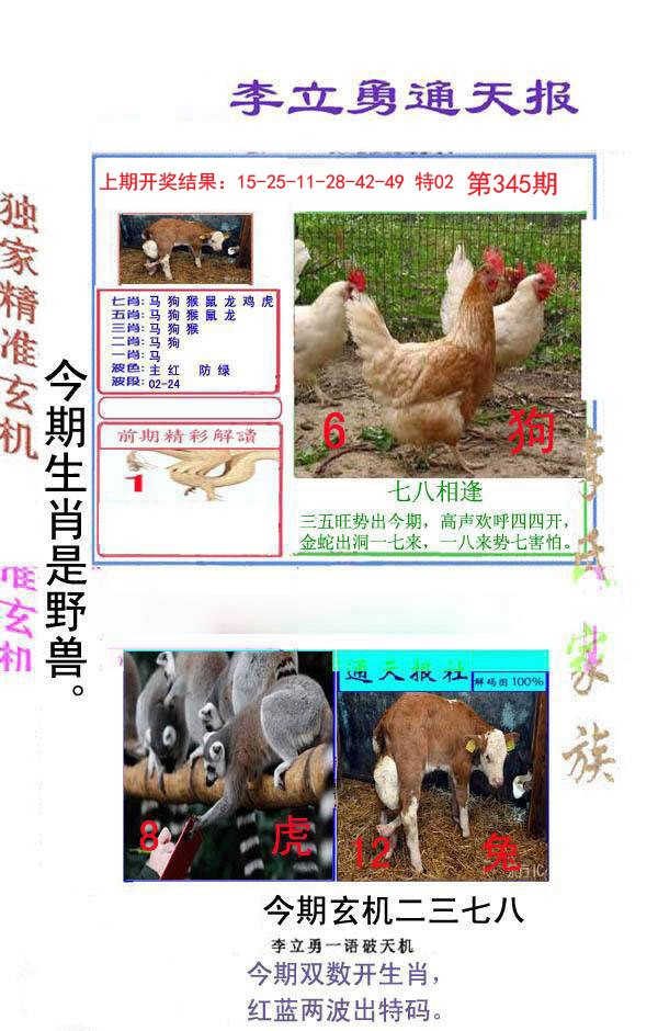 2024345期李立勇通天报