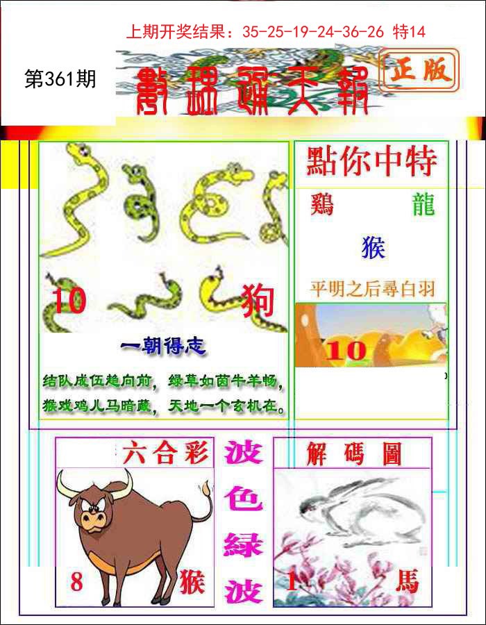 2024361期数理通天