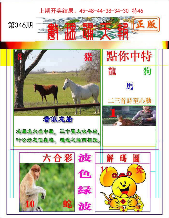 2024346期数理通天