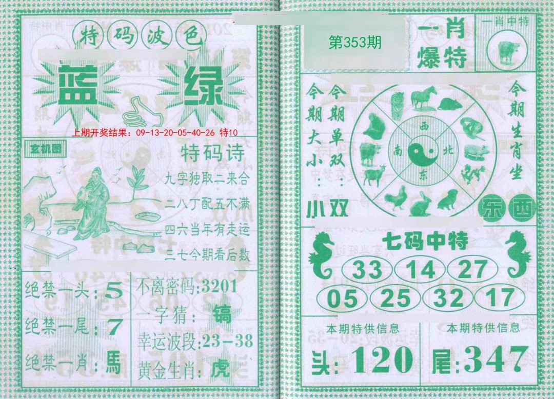 2024353期一肖爆特