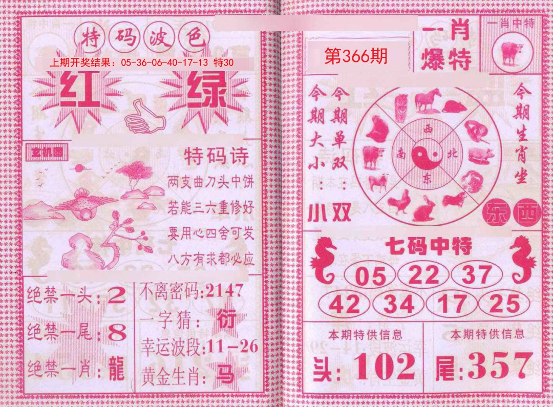 2024366期一肖爆特