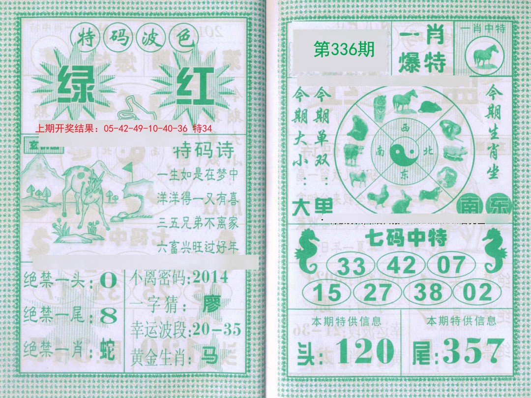 2024336期一肖爆特