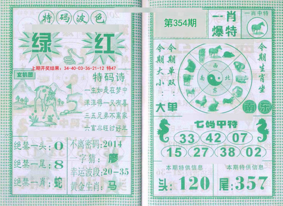 2024354期一肖爆特