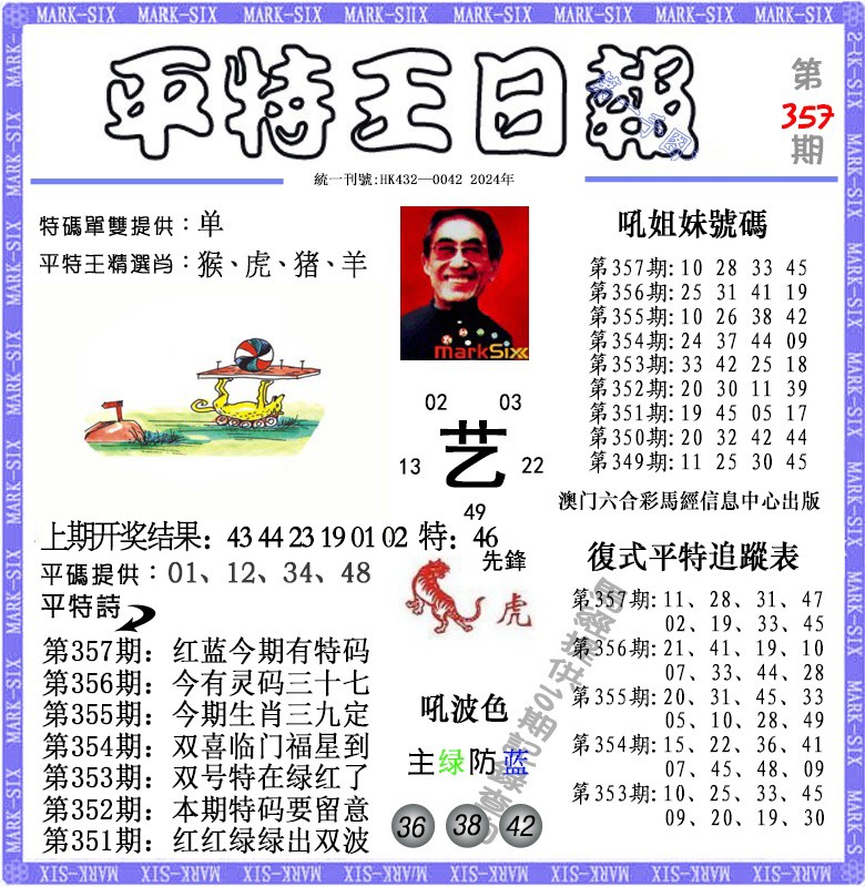 2024357期平特王日报