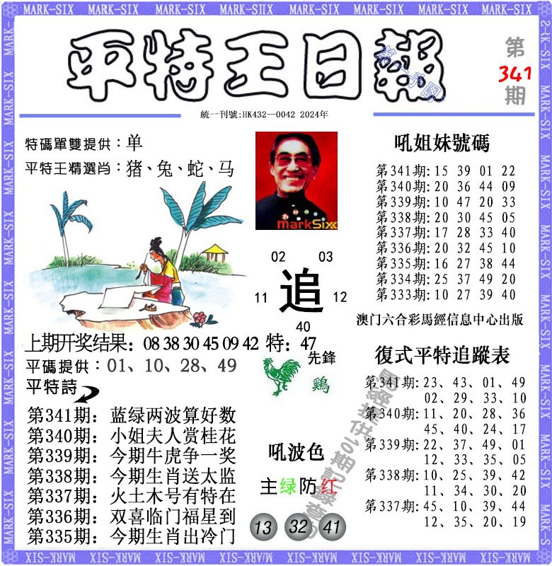 2024341期平特王日报
