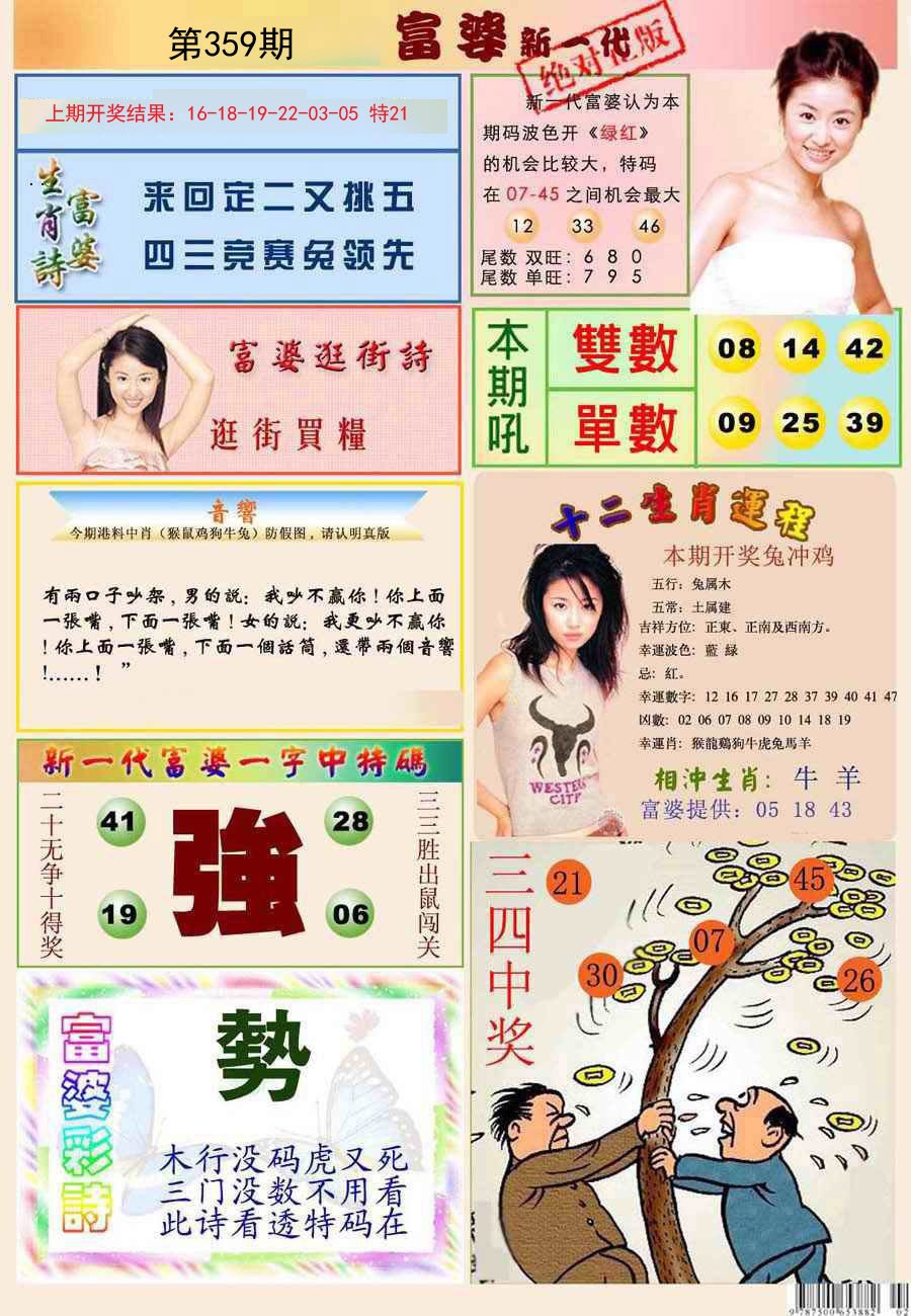 2024359期新一代富婆