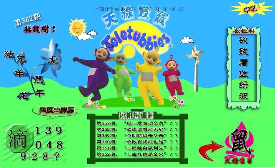 2024362期天线宝宝内幕