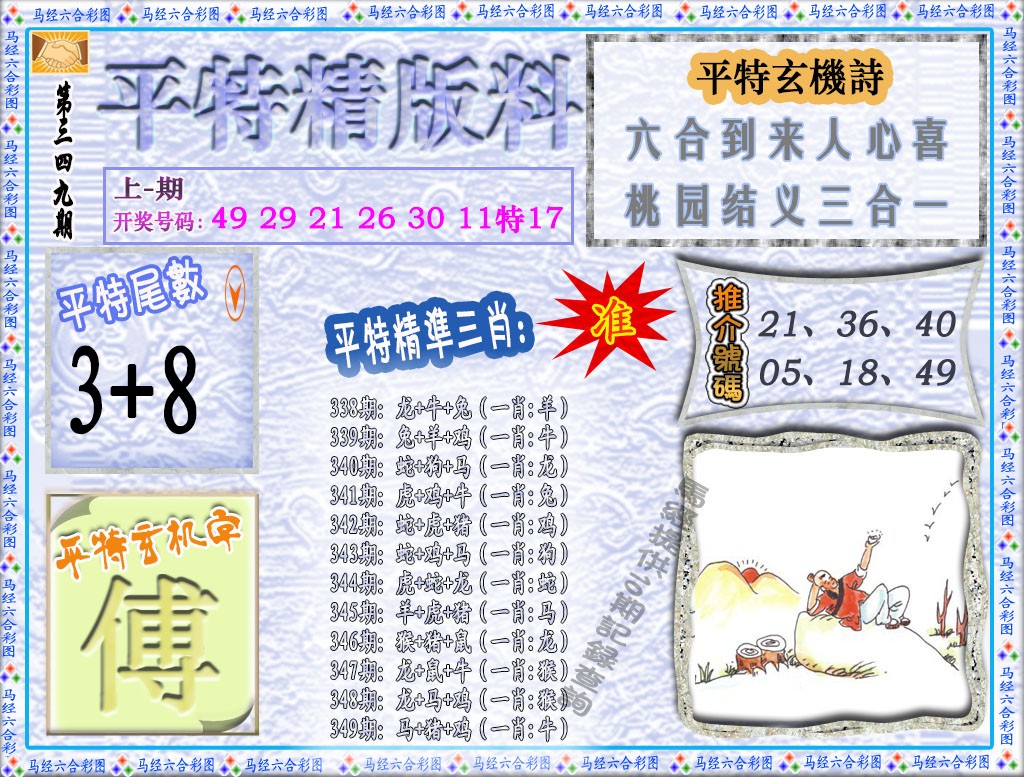 2024349期平特精版料
