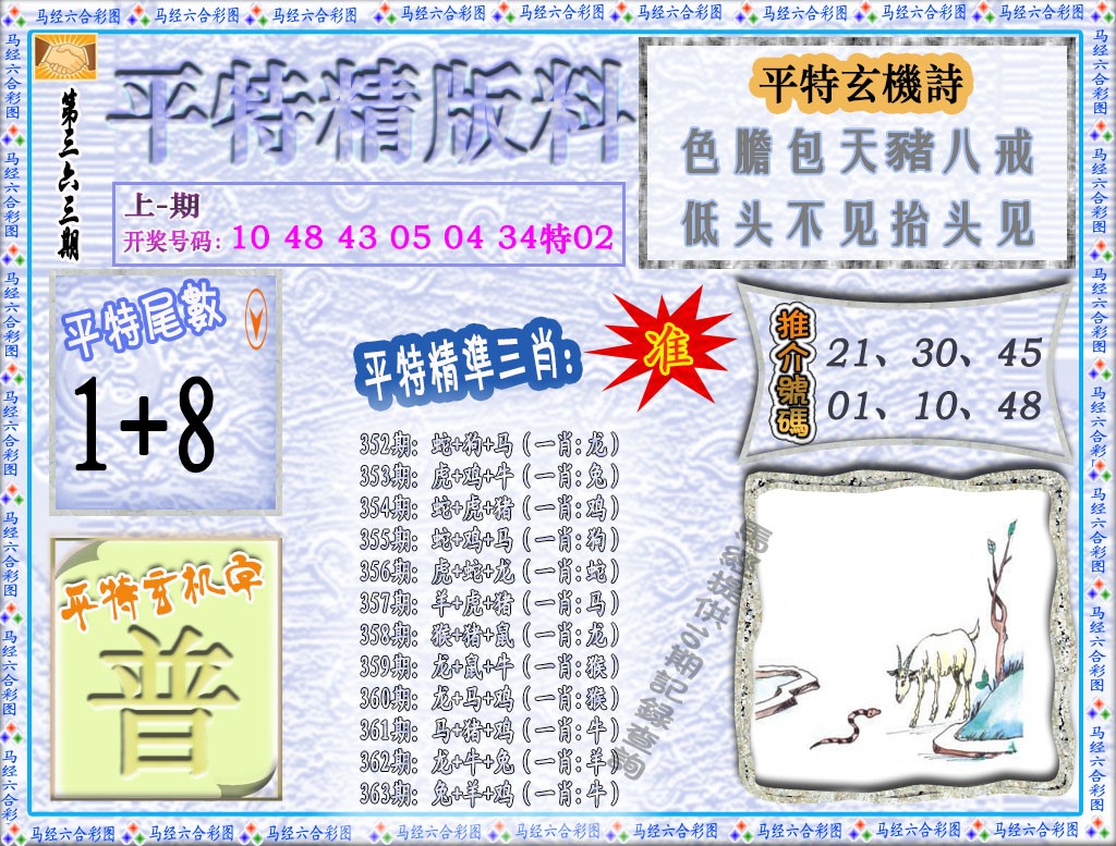 2024363期平特精版料