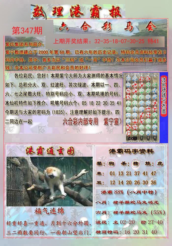 2024347期港霸报