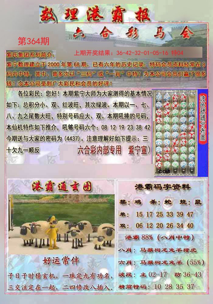 2024364期港霸报