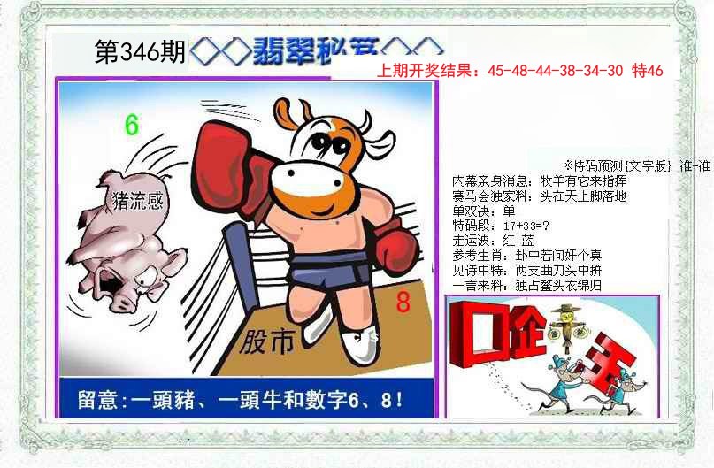 2024346期另翡翠秘笈
