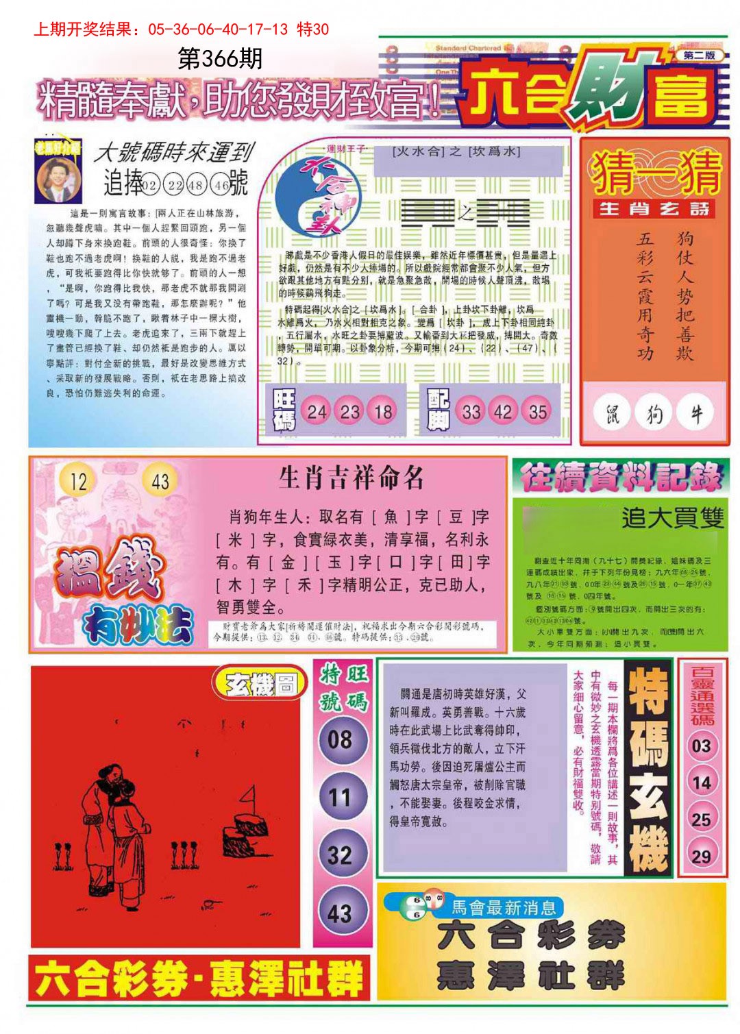 2024366期六合财富B