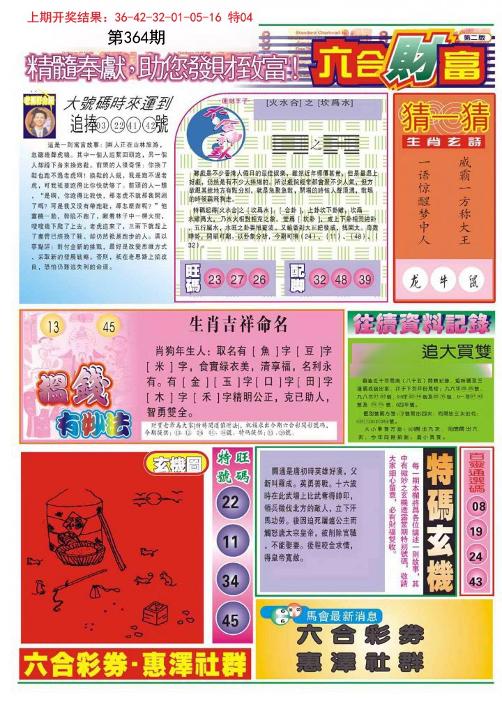 2024364期六合财富B