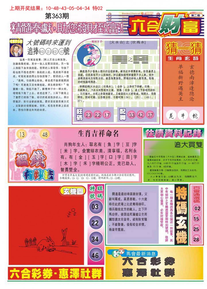 2024363期六合财富B