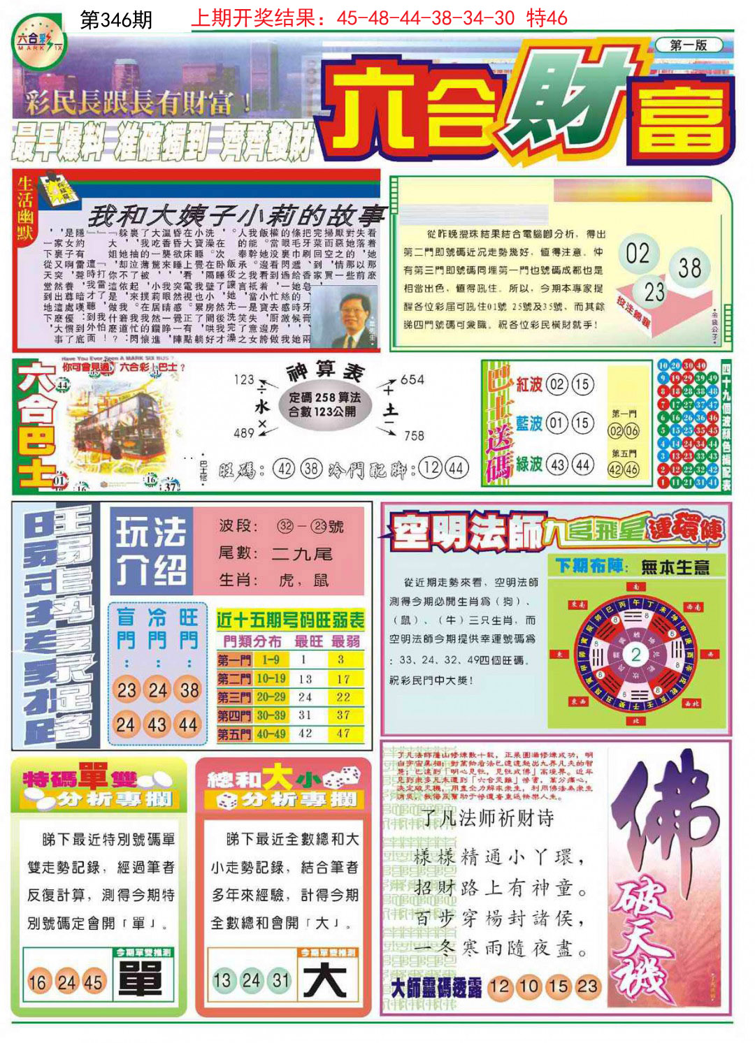 2024346期六合财富A
