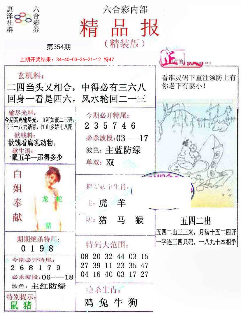 2024354期摇钱树