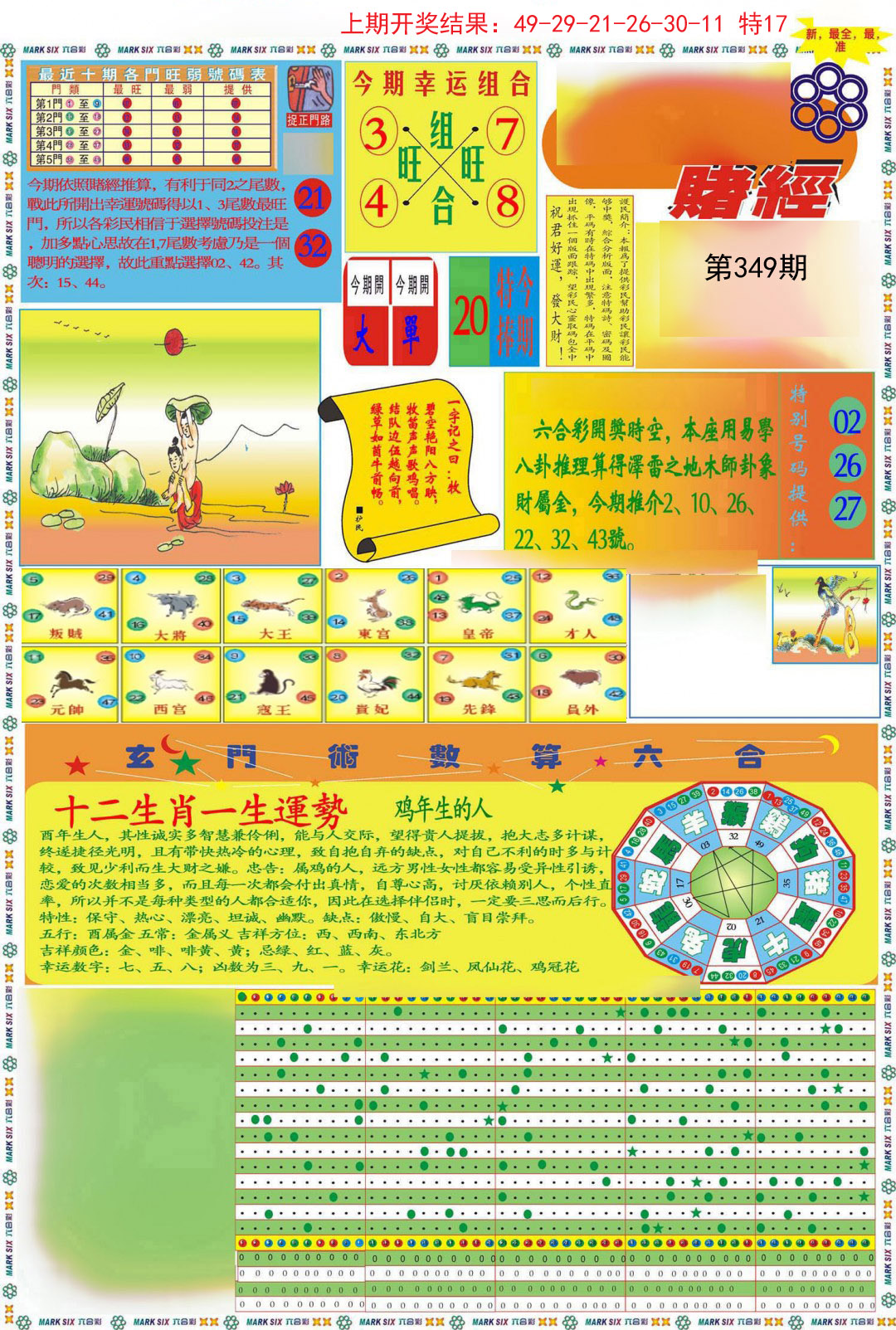 2024349期九龍赌经A(推荐)