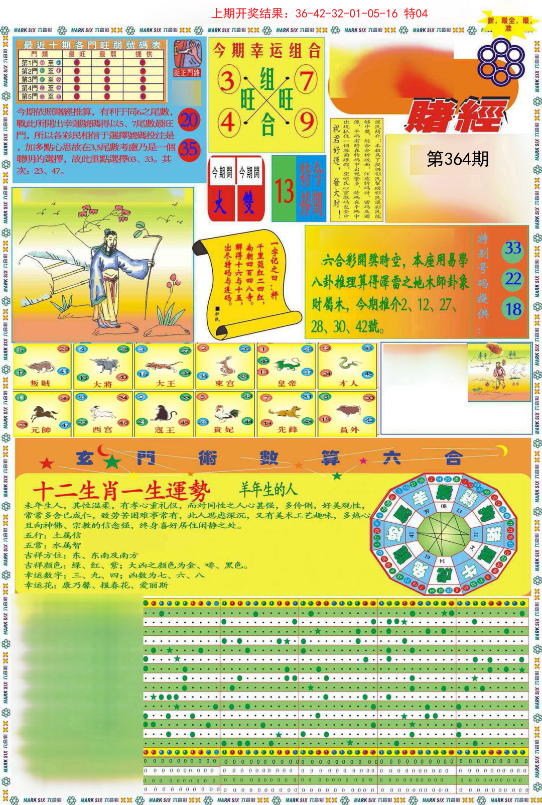 2024364期九龍赌经A(推荐)