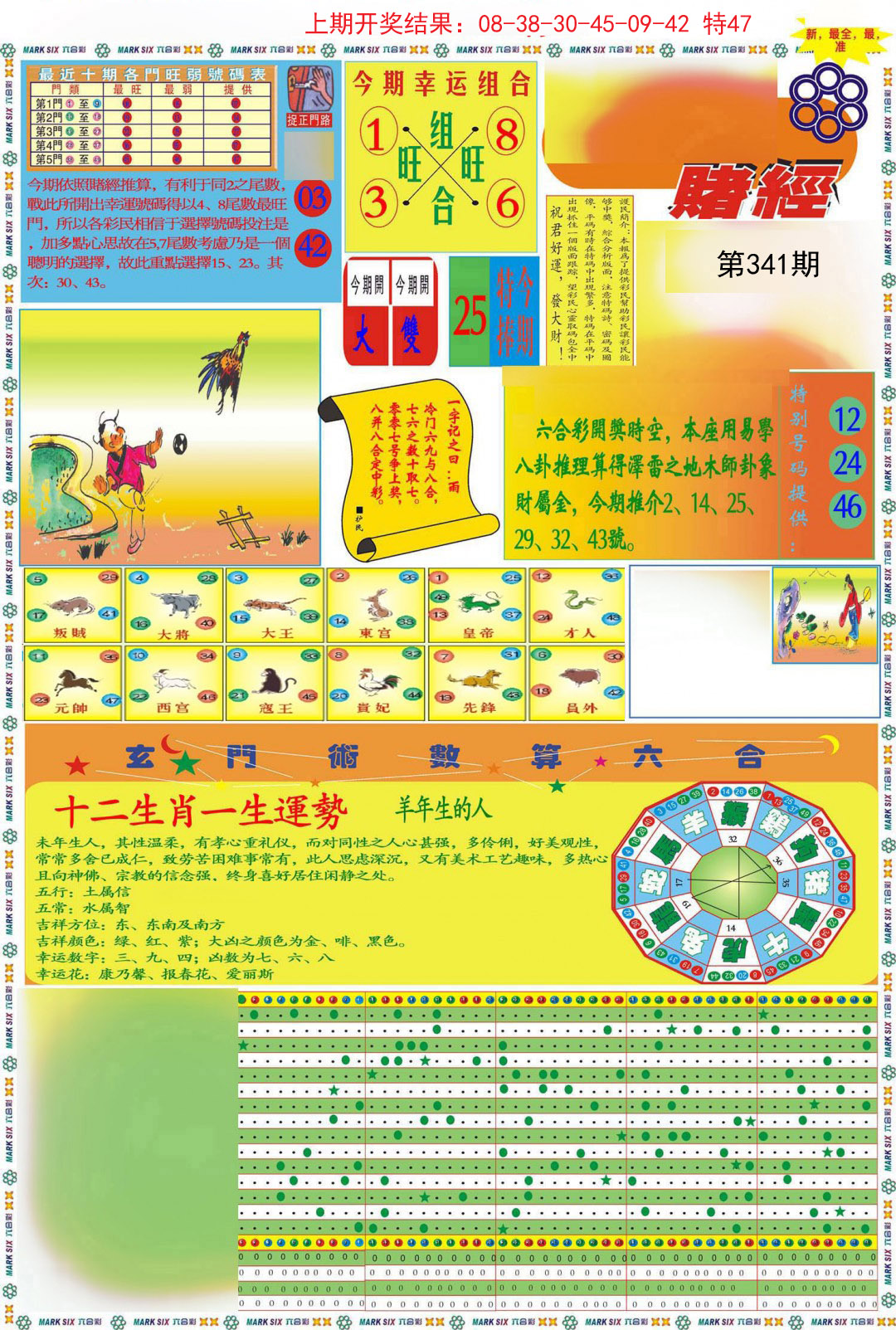 2024341期九龍赌经A(推荐)