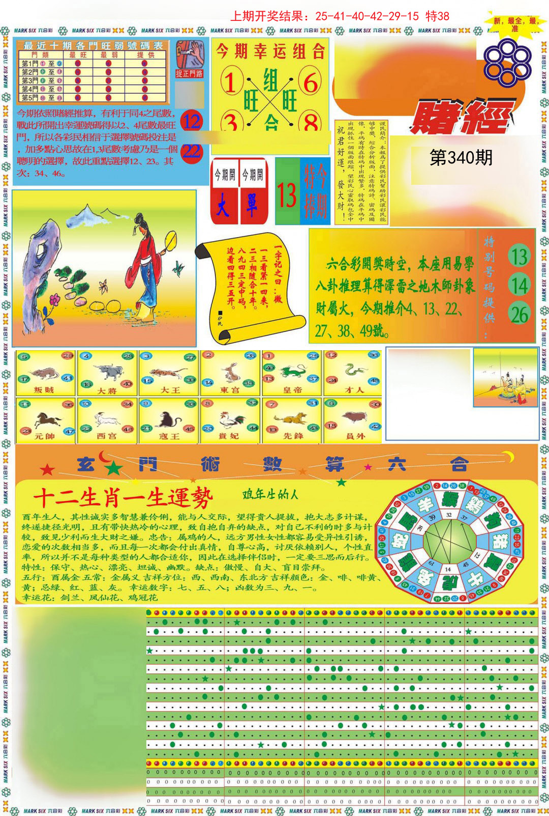 2024340期九龍赌经A(推荐)
