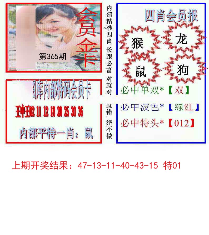 2024365期九龍四肖会员报