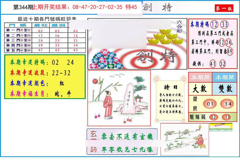 2024344期九龍创特A(推荐)