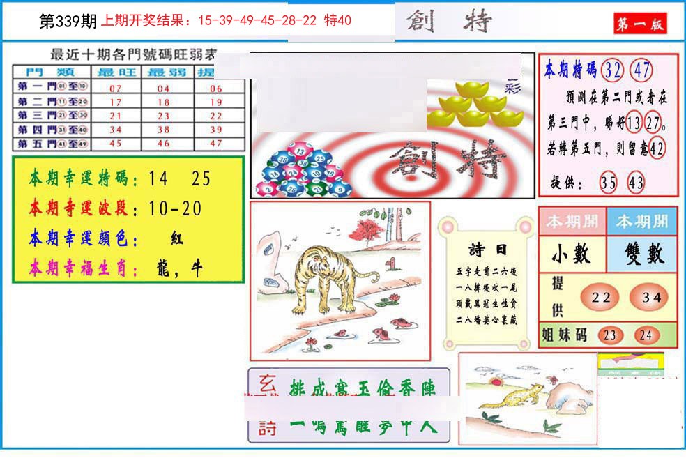2024339期九龍创特A(推荐)