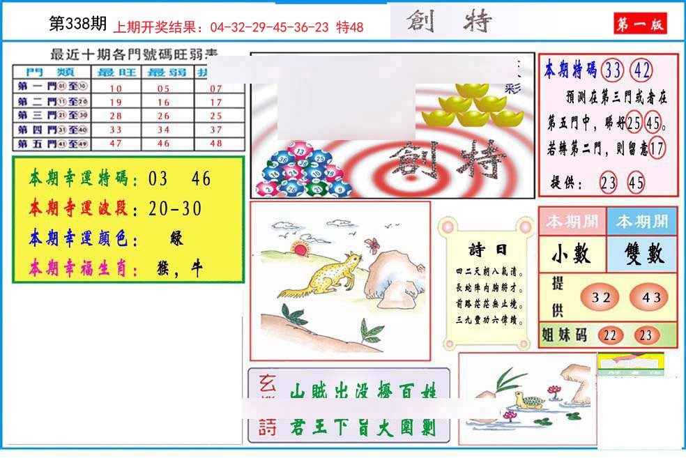 2024338期九龍创特A(推荐)