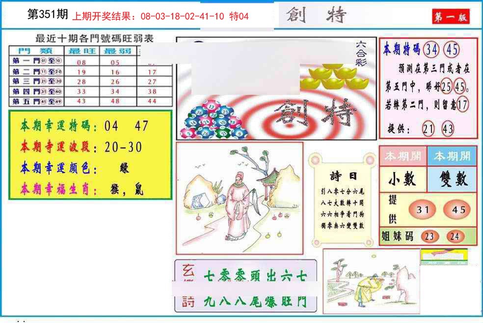 2024351期九龍创特A(推荐)